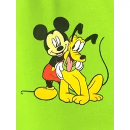 KUCHIPOO Girls Pack Of 5 Mickey & Friends Printed Cotton Joggers image 5