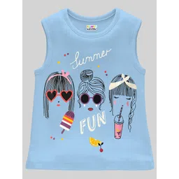 KUCHIPOO Girls Pack Of 5 Printed T-shirt image 5