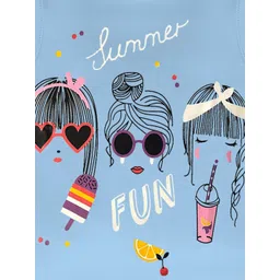 KUCHIPOO Girls Pack Of 5 Printed T-shirt image 4