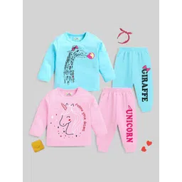 KUCHIPOO Girls Printed Night suit-picture-45