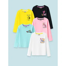 KUCHIPOO Kids-Girls Multi Tshirts-picture-31