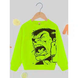 KUCHIPOO Kids Hulk Printed Fleece Pullover Sweatshirt-picture-10