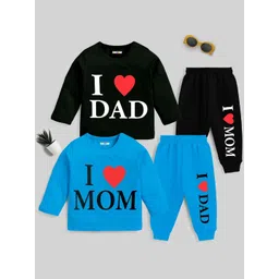 KUCHIPOO Kids Pack Of 2 Printed Night Suit-picture-30