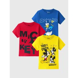 KUCHIPOO Kids Typography 3 Printed Applique T-shirt-picture-33