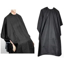 Kudize 30 GSM Barber Hair Cutting Cloth Home Salon Apron Non Woven Disposable Beauty Parlor Hair Cutting Sheet 60x40 Inch Black (Pack of 25)-picture-21