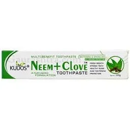 Kudos ayurveda neem clove toothpaste 100gm (pack of 7)-picture-14