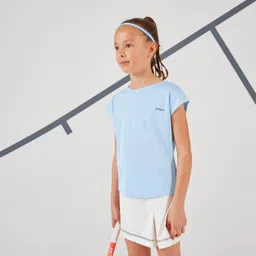 kuikma Girls Tennis T-Shirt - TTS500 Sky Blue-picture-15