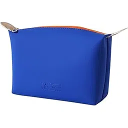 kuklar Small Pouch Toiletry Bag for Women Waterproof Makeup Pouch for Purse Travel Portable Zip Pouch Aesthetic Bag (Blue)-picture-37