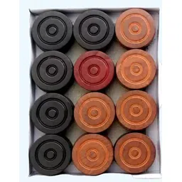 kumud Wooden Carrom Coins with Striker Carrom Pawns-picture-39