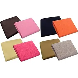 Men's Poly Cotton Unstitched Shirt & Trouser Fabric Combo Set (Multi Color; Free Size)-image-47