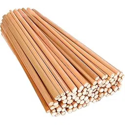 Kunfaya Wooden Bamboo Sticks for Art & Craft Supplies (Pack of 12 Pcs)-picture-13