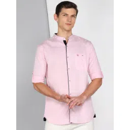 Kuons Avenue Light Pink Slim Fit Shirt-picture-21
