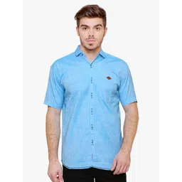 Kuons Avenue Smart Slim Fit Spread Collar Pocket Casual Shirt-picture-13