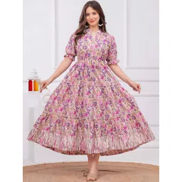 KURUTI B SHEETS Women Floral Printed Anarkali Kurta-picture-32