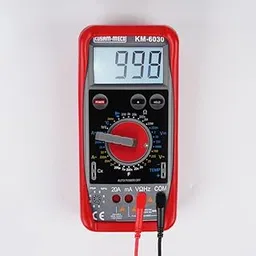 KUSAM-MECO 3½ Digit,2000 Counts Large Display Digital Multimeter With Terminal Blocking System KM 6030|21 Functions and 32 Ranges|Easy To Operate| 1 Year Warranty-picture-21