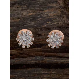 Kushal's Fashion Jewellery Floral Studs Earrings-picture-28