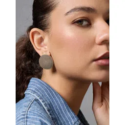 Kushal's Fashion Jewellery Gold-Plated Zircon Studded Classic Studs-picture-24