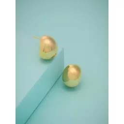 Kushal's Fashion Jewellery Gold Polished Trendy Earrings for Women-picture-24