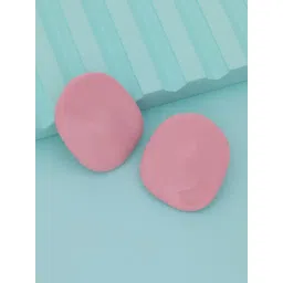 Kushal's Fashion Jewellery Pink Rodium Polished Trendy Earrings for Women-picture-13