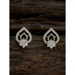 Kushal's Fashion Jewellery Rhodium-Plated Classic Studs Earrings-picture-27