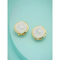 Kushal's Fashion Jewellery White Gold Polished Trendy Earrings for Women-picture-39