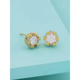 Kushal's Fashion Jewellery White Gold Polished Trendy Zircon Earrings for Women-picture-26