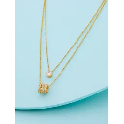 Kushal's Fashion Jewellery White Gold Trendy Necklace With Chain for Women-picture-45