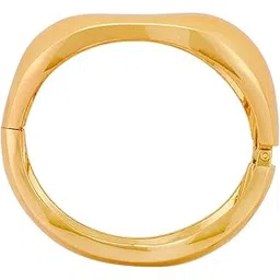 kushal's Fashion Jewellery Gold Polished Copper Trendy Locking System Kada, Best for Casual Wear & Special Occasion - 455345-picture-14