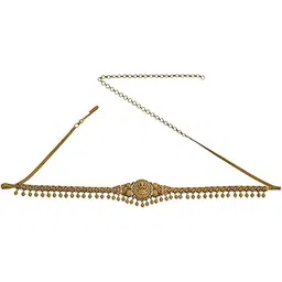 kushal's Fashion Jewellery Ruby Gold Plated Ethnic Antique Belt/Kamarband-picture-34