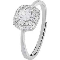 kushal's Fashion Jewellery White Rodium Polished 92.5 silver rings, Best for Casual Wear & Special Occasion - 453301-picture-37