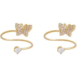 kushal's White Gold Plated Casual Zircon Toe Ring - 414055-picture-16