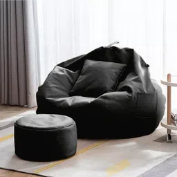 kushwa XXL Chair Bean Bag Cover (Without Beans)-picture-15