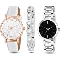 kvajir K Vajir Latest Newest Designed Combo Watch for Girls Woman with Diamond Bracelet | Gift Watch for Girls Woman | Wear Party, Wedding-picture-17