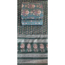 kwatchi Unstitched Pure Cotton Salwar Suit Material Printed-picture-20