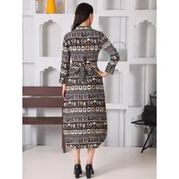 KWEEN Print A-Line Midi Dress-picture-14
