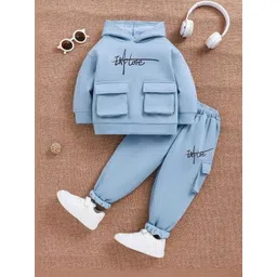 Kwikk Unisex Kids Printed T-shirt with Trousers-picture-57