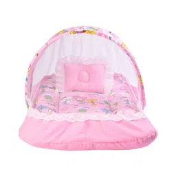 Kwitchy New Born Baby Bedding Set Mattress with Mosquito Net - Pink-picture-11