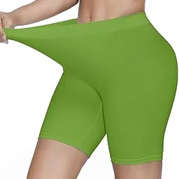 KYDA® Women's Anti Bacterial Cycling Shorts, Under Skirt Biker Shorts, High waist Stretchable Yoga Shorts & Gym Workout Skin Fit Shorties-picture-12