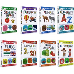kyds play Early Learning Combo of 8 - Series 1 - Wipe & Clean Activity Flash Cards-picture-8