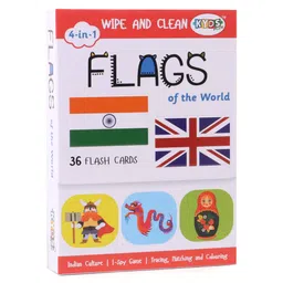 Kyds Play Flash Cards of Flags White - 36 Flash Cards-picture-10