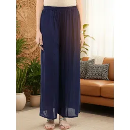 KYVO Women Flared Fit Palazzos-picture-11