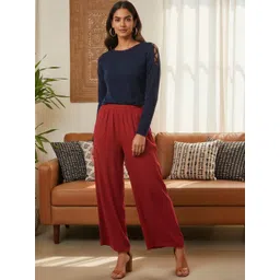 KYVO Women Flared Palazzos image 2