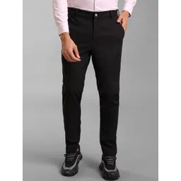 KZ07 By Kazo Men Black High-Rise Cotton Trousers-picture-21