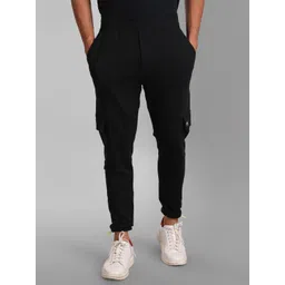 KZ07 By Kazo Men High-Rise Cotton Joggers Trousers-picture-20