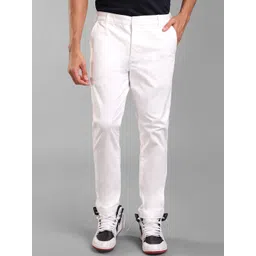 KZ07 By Kazo Men High-Rise Cotton Trousers-picture-14