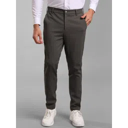 KZ07 By Kazo Men High-Rise Cotton Trousers-picture-22