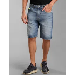 KZ07 By Kazo Men Washed High-Rise Denim Shorts-picture-27