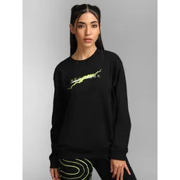 KZ07 By Kazo Women Black Printed Cotton Sweatshirt-picture-41