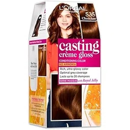L Oréal Paris Casting Creme Gloss Hair Color - 535 Chocolate (87.5g+72ml)-picture-10
