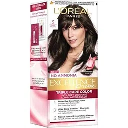 L Oréal Paris Excellence Hair Color Small Pack Shade.3, Dark Brown, 25ml+25g-picture-48